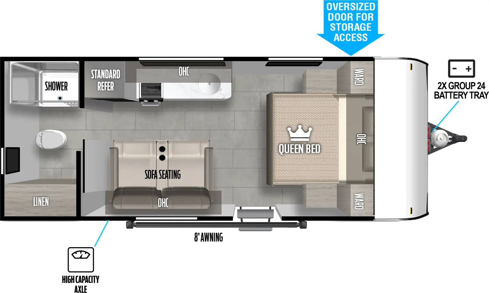 Salem Fsx 164RBLE Floorplan